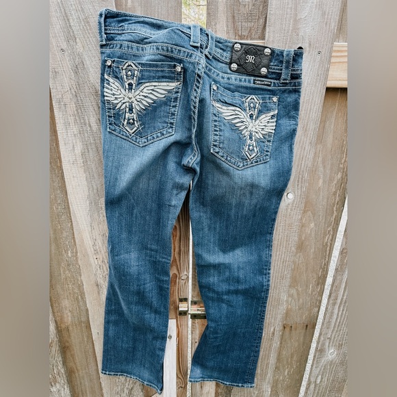 MISS ME boot cut jeans - Picture 1 of 9